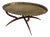 Islamic Ottoman with Brass Table Tray, 1950s For Sale