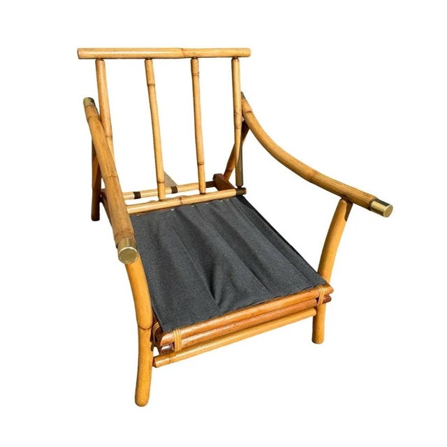 John Wisner John Wisner, Refurbished Far Horizons Sofa and Chair Set by Ficks Reed. Iconic Mid-Century, Vintage Bentwood in Excellent Condition. For Sale - Image 4 of 11