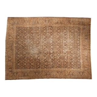 Vintage Distressed Sivas Carpet - 8'10" X 11'11" For Sale