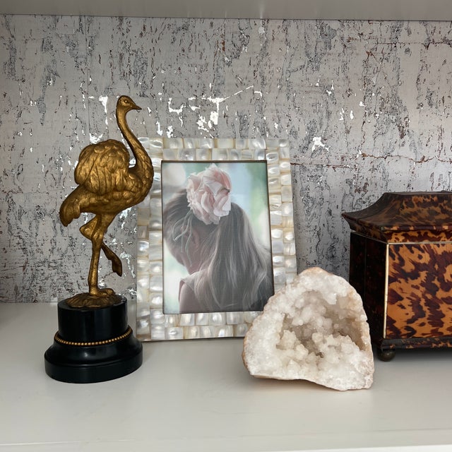 Stone Austrian Bronze of an Ostrich, Mounted to Marble Base For Sale - Image 7 of 7