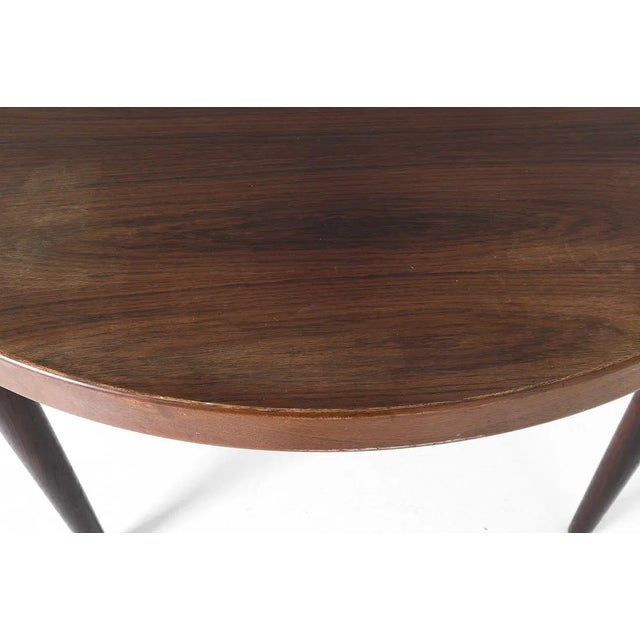 Mid 20th Century Danish Modern Rosewood Dining Table For Sale - Image 11 of 13