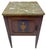 Antique inlaid urn marble top commode with door. Removable marble top. Inlaid urn design at the door center. No maker's...