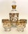 Mid-Century Modern Mid-Century Modern Culver Chantilly Decanter Set With Four Footed Glasses For Sale - Image 3 of 8