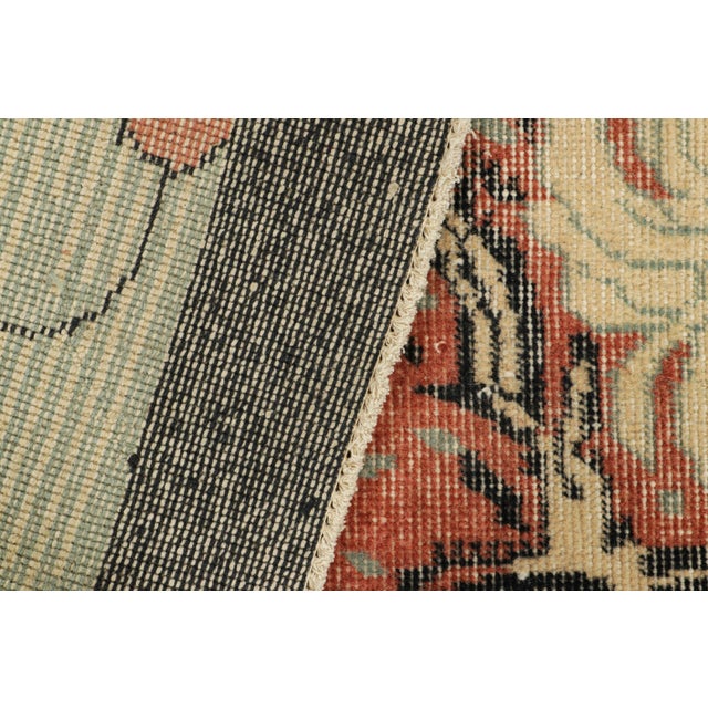 Textile Vintage Zeki Müren Art Deco Rug in Pink With Abstract Patterns From Rug & Kilim For Sale - Image 7 of 7