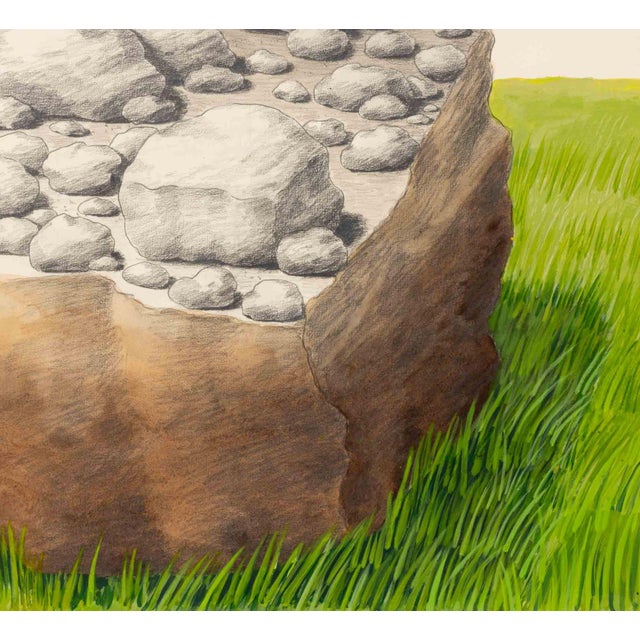Elfi Schuselka Graphite & Watercolor on Paper, 2 For Sale - Image 9 of 12