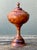 Brown Vintage Turned Burl Wood Lidded Bowl on Pedestal For Sale - Image 8 of 12