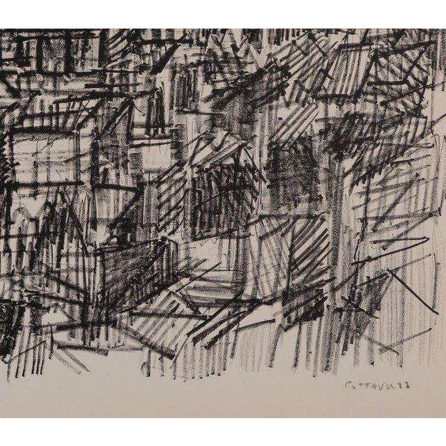André Cottavoz, On the Rooftops of Paris, Lithograph For Sale - Image 5 of 6