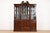Ethan Allen Georgian Solid Cherry Wood Breakfront Bookcase Cabinet For Sale - Image 13 of 13