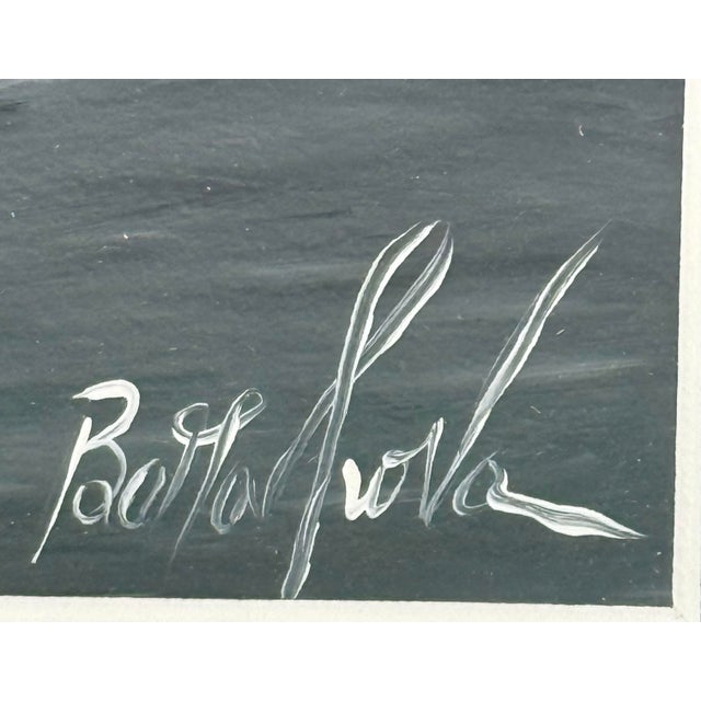 Contemporary Framed Oil on Board Seascape “Solidarity Boat” Artist Signed Ecuador For Sale - Image 4 of 12