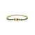 Metal 5.41ct Oval Cut Natural Zambian Emerald Sleek Tennis Bracelet in 14k Yellow Gold For Sale - Image 7 of 14