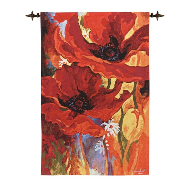 This beautiful tapestry is woven on a jacquard loom by skilled weavers, keeping alive the centuries old tradition of...