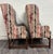 Vintage Georgian Style Transitional Style High Back Wingback Accent Chairs For Sale - Image 13 of 13