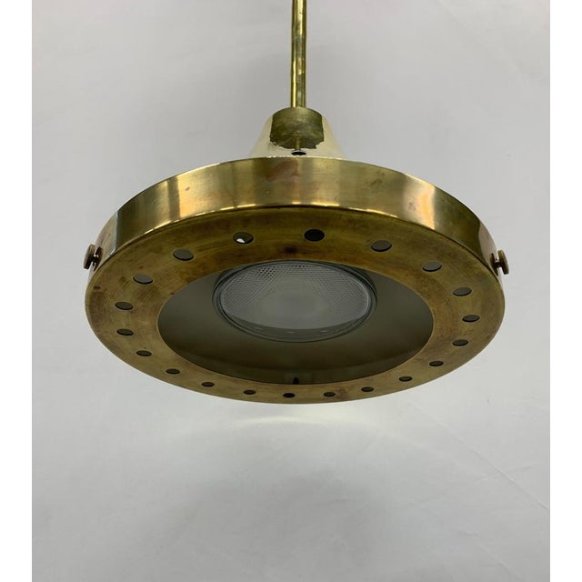 they are a pair of beautiful italian design chandeliers with 1 central light. attributed to stilnovo medium sized...