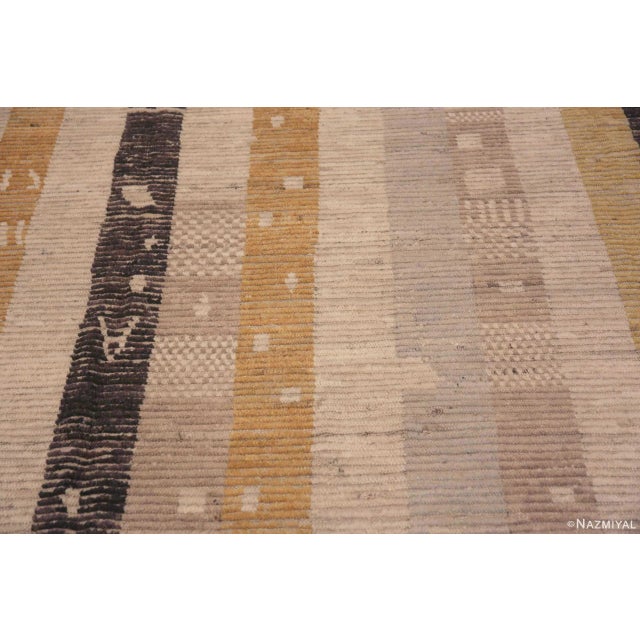 Nazmiyal Collection Tribal Geometric Contemporary Area Rug For Sale - Image 4 of 7