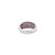 Metal Unique 2.23 Carat Ruby & Emerald Sterling Silver Dome Band Ring for Women - Size 7.5 For Sale - Image 7 of 11