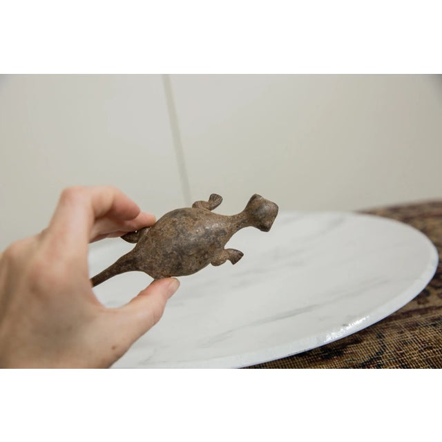 :: Vintage handmade African bronze lizard. Circa mid 20th century and possibly older, this piece has such incredible...