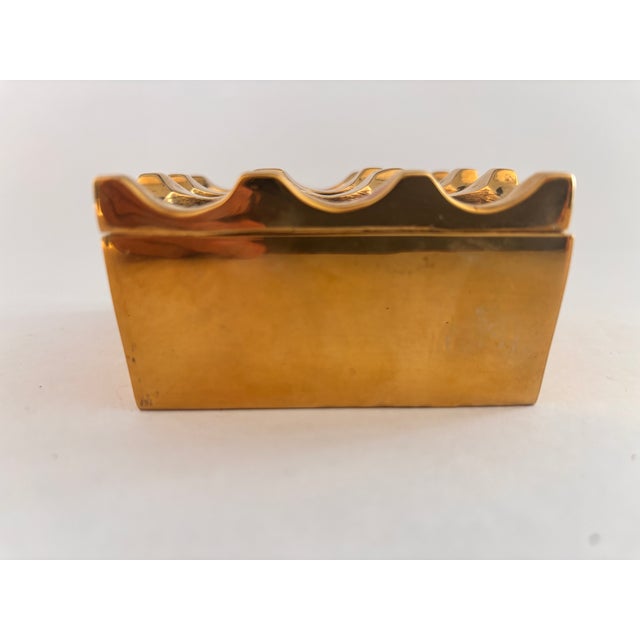 Mid-Century Modern Vintage Ultima Ashtray in Brass by Holger Bäckström and Bo Ljungberg, 1970s For Sale - Image 3 of 12