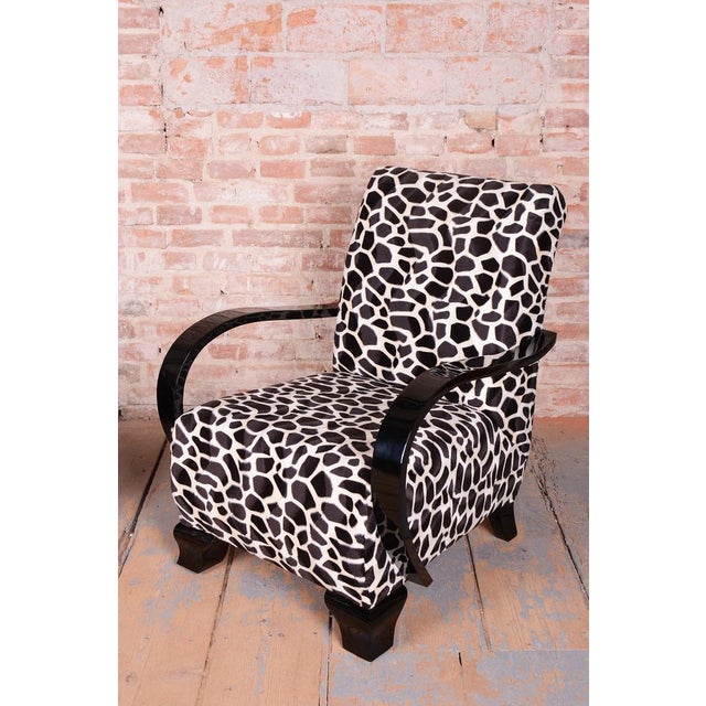 Art Deco Armchairs in Beech, Czech, 1920s, Set of 2 For Sale - Image 11 of 12