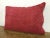 Boho Chic Turkish Handwoven Red Hemp Lumbar Pillow For Sale - Image 3 of 6