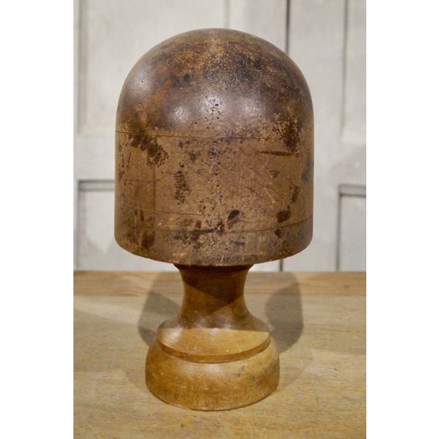 A Superb Antique French Hat Block. Made from French fruitwood, hand carved into a hat form, made for Milliners. C1900 The...