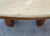 Large Modern Sofa Table in Walnut with Travertine Top, 1970s For Sale - Image 15 of 16