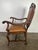 Auburn Set of Ten French Carved Wood Dining Chairs With Leather Upholstery For Sale - Image 8 of 18