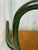 1980s Signed Norman Lundin Green Chinoiserie Armchair For Sale - Image 9 of 18