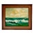 1972 Vintage Coastal Impressionist Original Seascape Oil Painting - Artist Signed, Framed For Sale