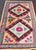 Mid 20th Century Antique Uzbekistan Suzani Textile With Colorful Geometric Medallion Design For Sale - Image 5 of 15