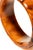 Vintage Art Deco Carved Bakelite Amber Orange Bangle Bracelet, 1930's For Sale - Image 13 of 15