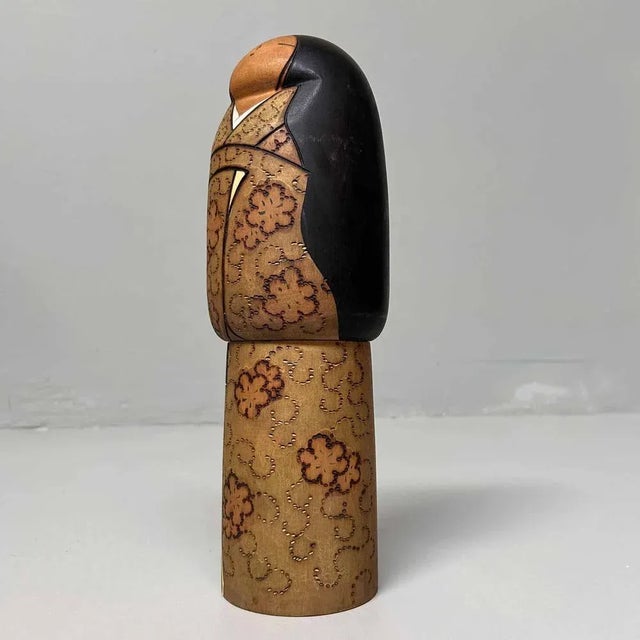 Vintage Sosaku Kokeshi by Inosuke Kobayashi, Japan, 1960s For Sale - Image 4 of 9
