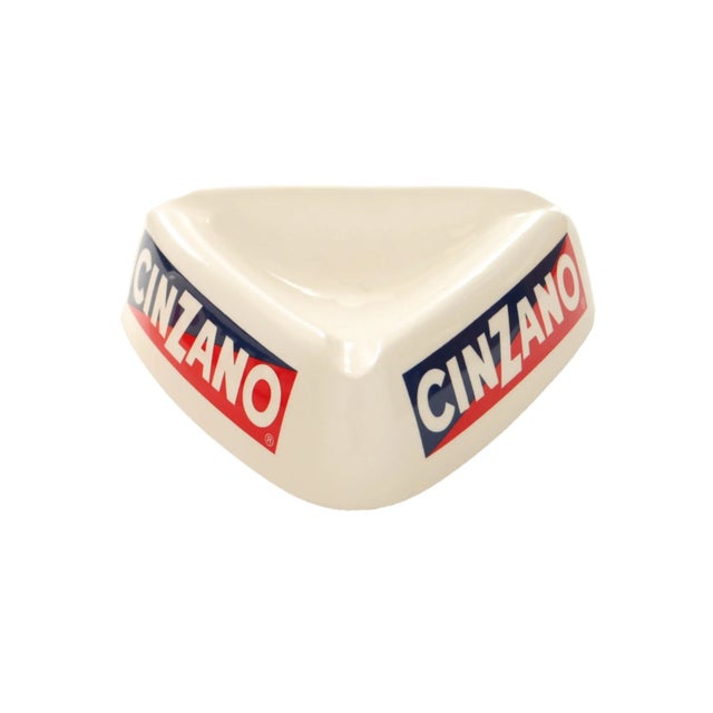 Late 20th Century Cinzano Ceramic Ashtray For Sale - Image 5 of 5