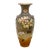 Antique Japanese Satsuma Style Moriage Porcelain Vase Hand Painted Blossoms For Sale