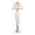 1980s Postmodern Plaster Floor Lamp For Sale
