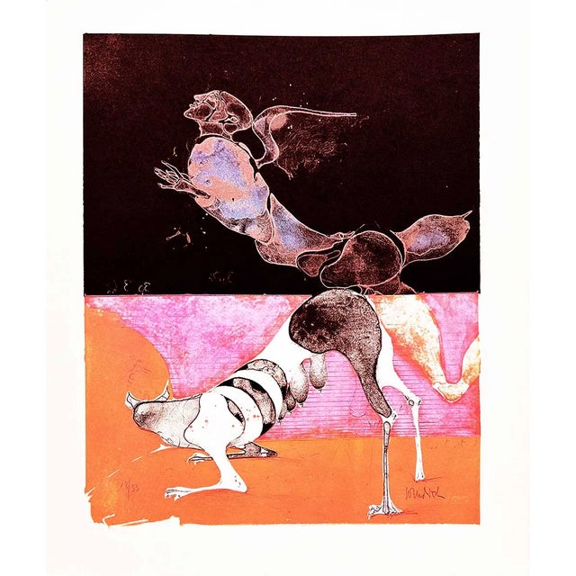 1974 Paul Wunderlich 18 L'Ange Et La Louve | Chairish