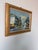 Charming 1990’s vintage oil on canvas painting depicting a romantic Parisian street scene, signed Harison in the lower...