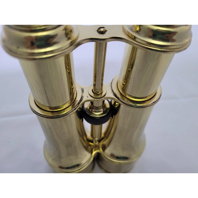 Metal French Yachting Binoculars by Lemaire Fabt, Paris For Sale - Image 7 of 12