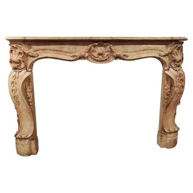 Nembro Rosa Marble Fireplace, Venice, 19th Century For Sale - Image 11 of 11