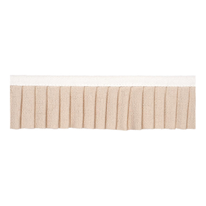 Schumacher Clara Pleated Tape In Neutral