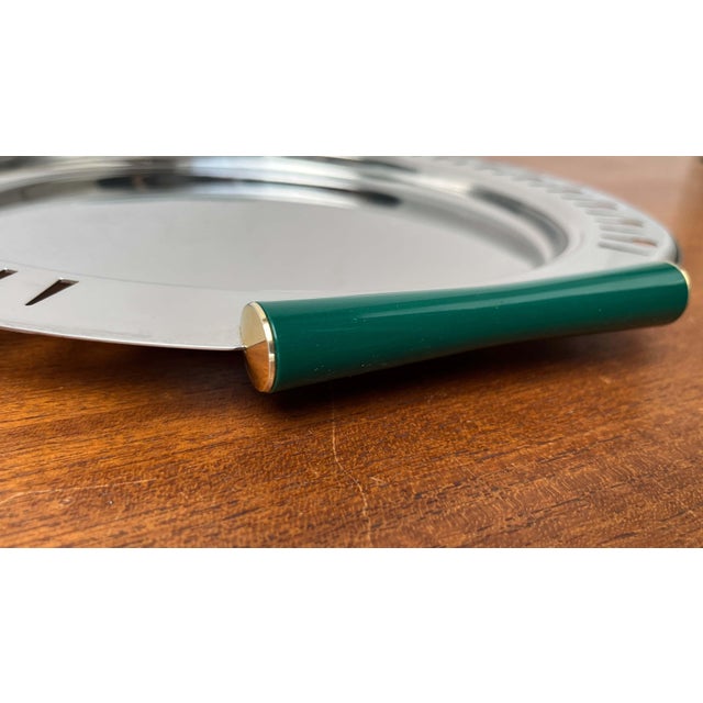 Postmodern Metal Tray from Inoxbeck, Italy, 1980s For Sale - Image 14 of 18