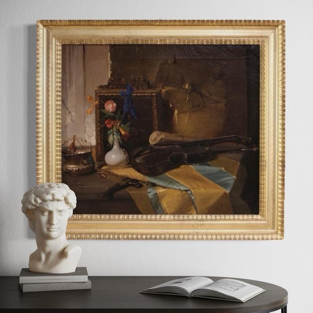 Late 19th Century Italian Artist, Still Life Composition, 19th Century, Oil Painting on Canvas, Framed For Sale - Image 5 of 16