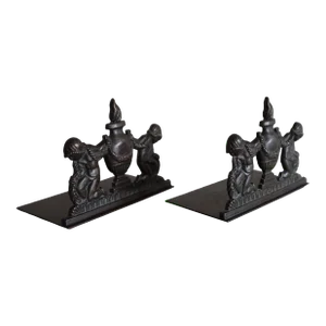 Pair of Ystad Metall 1928 Bookends