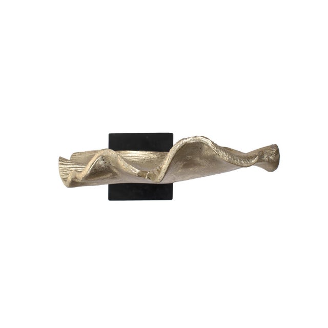 Gifu Golden Ginkgo Leaf Sculpture- Tall For Sale - Image 11 of 11