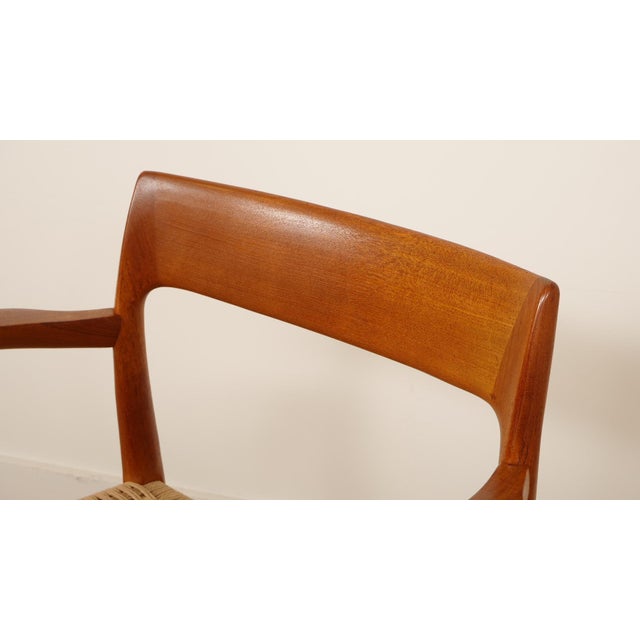 Vintage Teak Model 57 Dining Chair by Niels Otto Moller for J.L. Møllers, 1960s For Sale - Image 4 of 13