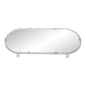 Early 20th Century English Silver Plate and Mirror Plateau