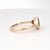 Metal 14k Gold Ring With Natural Diamond and Trillion-Cut Emerald, New For Sale - Image 7 of 18