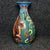 1990s Vintage Chinese Cloisonné Vase With Dragon Motif and Handles - Turquoise Ground For Sale - Image 5 of 9