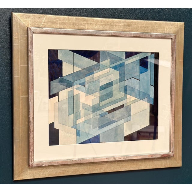 1980s Carl Hampus Sergeant, Abstract, 1985, Mix Media on Paper, Framed For Sale - Image 5 of 18
