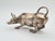 Charging Bull Figurine in Bronze by A. Di Modica, 1980s. For Sale - Image 6 of 10