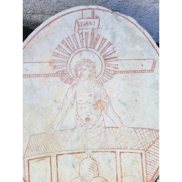 White 17th Century Marble Christ of the Resurrection For Sale - Image 8 of 18